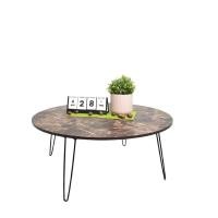 ราคา FASTTECT FASTTECT โต๊ะญี่ปุ่นพรีเมี่ยมกลม รุ่นขาเหล็กล็อค ขนาด 80 x 80 ซม.ลายไม้ สีหินอ่อนน้ำตาล (8855621014439)