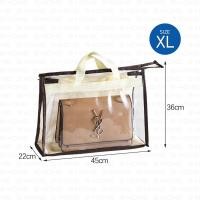 ราคา ถุงใส่กระเป๋า ถุงใส่กระเป๋า pvc ถุงเก็บกระเป๋า กันฝุ่น B-HOME วัสดุ PVC อย่างดี กันน้ำ กันฝุ่น กันรอย แขวนได้ ซิปคุณภาพดี ออกแบบอย่างดีเพื่อกระเป๋าของ (21834470210)