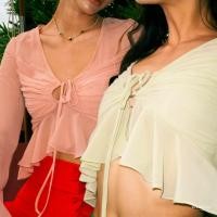 ราคา เสื้อ Crop Top รุ่น Butterfly Babe Top Wanderlust (23919361432)