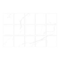 Campana กระเบื้องบุผนัง เอเลน่า บริกซ์-ขาว (R) (A) 10X16 นิ้ว