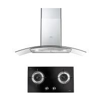 ราคา MEX เตาแก๊สแบบฝัง+เครื่องดูดควันกระโจม รุ่น V712M+KV7269X90