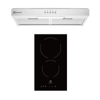 ราคา Electrolux เตาไฟฟ้าแบบฝัง+เครื่องดูดควัน รุ่น EHC325BA+ECF6214X