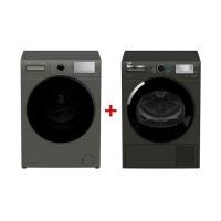 ราคา BEKO SET เครื่องซักผ้า WCV10749XMST + เครื่องอบผ้า DH10445XOMRP (1195972)