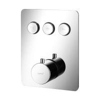 COTTO CT3017 วาล์วผสมเปิด-ปิดน้ำ แบบปุ่มกด 3 ทิศทางน้ำ