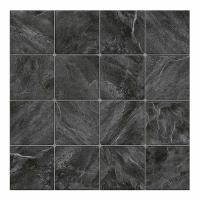 Cotto กระเบื้องปูพื้น คอตโต้ เธอราพี กริด เนโร (HYG) (R10) 16X16 นิ้ว