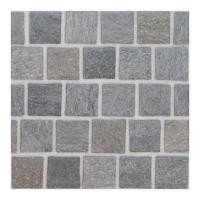 Cotto กระเบื้องปูพื้น คอตโต้ ค๊อบเบิ้ล สโตน 16X16 นิ้ว สีเทา