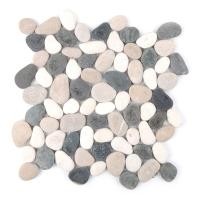 ราคา GRANBLEX โมเสคหินกรวด WhiteBlack PN07 (30X30)CM. (1042405)