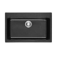 ราคา TECNOGAS ซิงค์ฝัง 1 หลุม TNP764821 Black (1194907)
