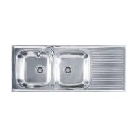 ราคา TECNOGAS ซิงค์ 2 หลุมที่พักจาน (รวมก๊อก) CA 201 (114839)