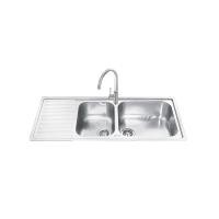 Smeg อ่างล้างจาน 2 หลุม 1 ที่พักจาน รุ่น LG116S-2