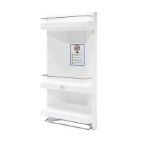 ราคา QUEEN ชั้นวางของเข้ามุม3ชั้นBELL*ขาว (1043810)