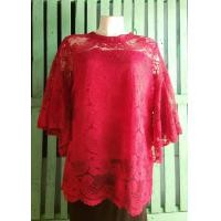 ราคา NN&NN Shop_3-0003_เสื้อลูกไม้ หลายสี 48" แดง (557)