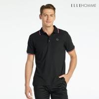 ราคา ELLE HOMME POLO | เสื้อยืดโปโลคอปก แขนสั้น สกรีนโลโก้ EH สวมใส่สบาย สีดำ | W8K903 (W8K903B2301PMBL)