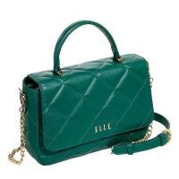 ราคา ELLE BAG I กระเป๋าสะพายข้างผู้หญิงทรง QUITING มี 4 สี สีดำ สีเขียว สีขาว สีม่วง I EWH164 (EWH16452302NLVI)