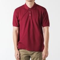 ราคา era-won เสื้อโปโลแขนสั้น ทรงสลิม Polo Shirt สี Maroon (E24MTCL0720MR05)