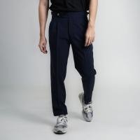 ราคา era-won กางเกงขายาว รุ่น Double Belts Trousers V1 ทรง Skinny Crop เอวสูง สี Blue system (กรมเข้ม) (E24MBBW0099NV30)