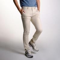 ราคา era-won กางเกงสแลคขายาว ทรงเดฟ รุ่น Lightweight Super Skinny สี Cream (E24MBBW0541CC29)