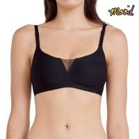 ราคา Wacoal Mood Smooth Bra วาโก้มู้ด ชุดชั้นในวัยรุ่นบราไร้ตะเข็บ รุ่น MM1Y01 (MM1Y01X1BL)