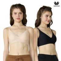 ราคา Wacoal Smart Size Go Girls Wavy Top วาโก้ บราเกาะอก ไร้โครง กระชับสบาย 1 Pack 2 pcs รุ่น WB3Y40/WB3240 (WB3240X2BB)