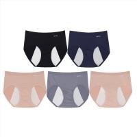 ราคา Wacoal Hygieni Night Half Panty วาโก้ กางเกงในอนามัย รูปแบบครึ่งตัว 1 Pack 5 pcs รุ่น WU5E01/WU5F01 (WU5F01X4BL)