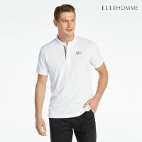 ราคา ELLE HOMME POLO | เสื้อยืดโปโลคอจีน แขนสั้น แต่งเทปลายธงชาติฝรั่งเศส สีขาว | W8K904 (W8K904B2301PCWH)