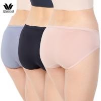 ราคา Wacoal Value Pack Bikini Panty กางเกงในใส่สบาย รูปแบบบิกินี่ 1 Pack 3 pcs รุ่น WU1C34/WU1T34 (WU1T34X2BC)