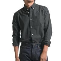 ราคา era-won Premium Quality เสื้อเชิ้ต คอปก Dress shirt Regular Shirt แขนยาว สี One Way Dark (E24MTCR0858GS01)