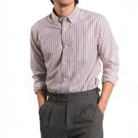 ราคา era-won Premium Quality เสื้อเชิ้ต คอปก Dress shirt Regular Shirt แขนยาว สี Stripe Rose (E24MTCR0858RE01)