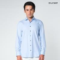 ราคา OLYMP 24/Seven Level Five Shirt เสื้อเชิ้ตปรับอุณหภูมิ สีฟ้า ผ้าเท็กเจอร์แต่งปก ทรงพอดีตัว ยืดหยุ่นได้ดี ควบคุมกลิ่น เบาเหมือนสวมใส่ชุดกีฬา SUMM24 (Y24SSF10T5BU38)