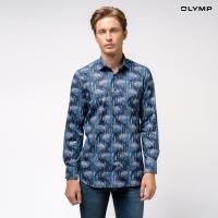 ราคา OLYMP Level Five Shirt เสื้อเชิ้ตชาย ลายพิมพ์ ดอกไม้ ทรงพอดีตัว ยืดหยุ่นได้ดี รีดง่าย SPRI24 (Y24SPF20G3GR38)