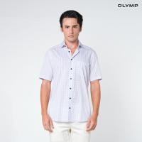 ราคา OLYMP LUXOR Shirt เสื้อเชิ้ตชายแขนสั้น ลายพิมพ์กราฟิก ทรงหลวม ใส่สบาย รีดง่าย SUMM24 (Y24SSL04N1WHSS)