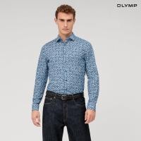 ราคา OLYMP No. Six Shirt เสื้อเชิ้ต ผ้าเรียบพิมพ์ลายเรโทรสีฟ้าอ่อน มีความยืดหยุ่น ทรงเข้ารูป ยืดหยุ่นได้ดี รีดง่าย SUMM24 (Y24SSS20N6BU38)