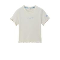 ราคา le coq sportif เสื้อผู้หญิง สีครีม (T-shirt, เสื้อยืด, เสื้อครอป, lecoq, เลอค็อก) (EIALWTT43P10WHS)