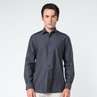 ราคา OLYMP LUXOR Shirt เสื้อเชิ้ตสีเทาเข้ม ผ้าเท็กเจอร์ทรงหลวม ใส่สบาย รีดง่าย (Y99SNL01P2DG38)