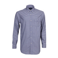 ราคา ARROW Gingham Oxford Shirt เสื้อเชิ้ตแขนยาว ลายตาราง ทรง Smart สีกรม MACM101-NV (MACM101W4CSNVM0)