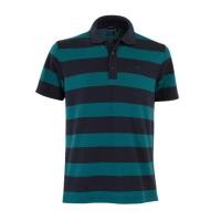 ราคา ARROW STRIPED COTTON POLO เสื้อโปโล ผ้าลายทาง สีเขียวกรม ทรง Smart MPCM218-NV (MPCM218W4CSNVM1)