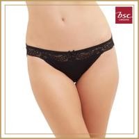 ราคา BSC Lingerie กางเกงชั้นในลูกไม้เซ็กซี่ ผ้าซีทรู รูปเเบบบิกินี่ มีให้เลือก 2 สี รุ่น BU3321_R25 (BU3321X2BER25)