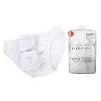 ราคา ELLE HOMME แพ็ค 3 ชิ้น กางเกงในชายรุ่นแพ็คสุดคุ้ม เนื้อผ้า Cotton 100% มีให้เลือก 2 สี KUB9999R4 (KUB9999R4WHM3)