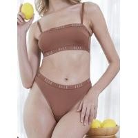 ราคา ELLE lingerie I กางเกงชั้นในรูปแบบ G-STRING ยางทอ LOGO ELLE LU8724 (LU8724X2OR324)