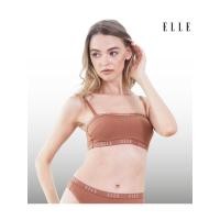 ราคา ELLE Lingerie ชุดชั้นใน Bralette Bra รูปแบบเกาะอกสายเดี่ยว มีฟองน้ำในตัว ELLE สไตล์ Sporty LH1848 (LH18480MBL324)