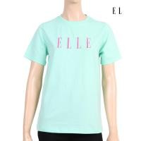 ราคา ELLE เสื้อยืด T-SHIRT ผ้า COTTON แขนสั้น ทรง BASIC ปักโลโก้ ELLE รุ่น W3K698 (W3K698A2401PSOR)