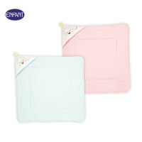ราคา ENFANT (อองฟองต์) ผ้าห่อตัวบุใยผ้าลายน้องแกะ ผ้าคอตตอน 100% ขนาด 30x30 นิ้ว (EWNAJ20SSX046)