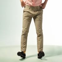 ราคา era-won กางเกงขายาว เอวยางยืด รุ่น GOLF FABRIC PANTS (065V9) สี Khaki (E24MBBW0486KH33)