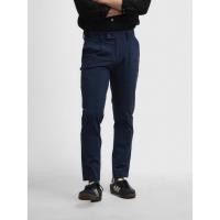 ราคา era-won กางเกงขายาว เอวยางยืด รุ่น GOLF FABRIC PANTS ขอบยางสีดำ สี Blue (E24MBBW0496BU30)
