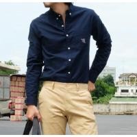 ราคา era-won เสื้อเชิ้ต ทรงปกติ Oxford Shirt collection “ART TOY" แขนยาว คอปก สี Navy (E24MTCO5576NV03)