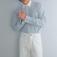 ราคา era-won เสื้อเชิ้ต รุ่น Oxford shirts ทรง Comfort fit คอปกสีขาว สี Blue Rich (E24MTCO0807BI01)