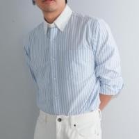 ราคา era-won เสื้อเชิ้ต รุ่น Oxford shirts ทรง Comfort fit คอปกสีขาว สี Moon Shot 2024 (E24MTCO0807MS01)