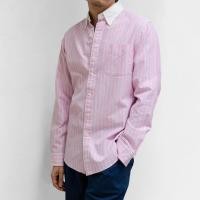 ราคา era-won เสื้อเชิ้ต รุ่น Oxford shirts ทรง Comfort fit คอปกสีขาว สี Pink Playlist (E24MTCO0807PP01)