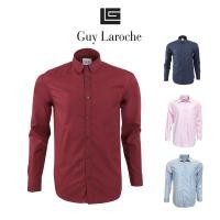ราคา Guy Laroche เสื้อเชิ้ตทรง Slim fit ปักลายเซ็นปกสีพื้น รุ่นขายดี (DAC6252P4) (DAC6252P4PIL0)