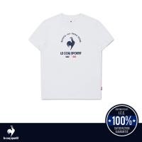 ราคา le coq sportif เสื้อเทรนนิ่ง ออกกำลังกาย ผู้หญิง สีขาว (T-shirt, เสื้อยืด, เสื้อออกกำลังกาย, lecoq) (EIALWTT45P15WHS)